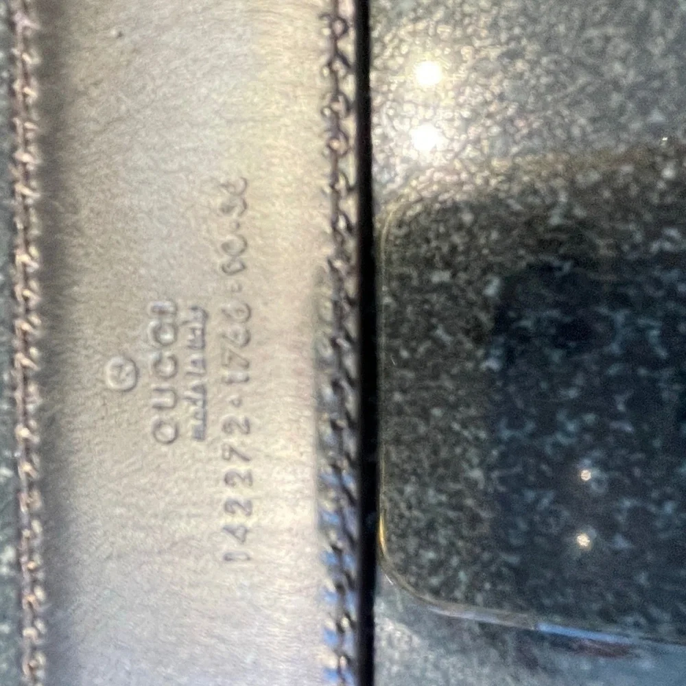 GUCCI LEATHER BELT - NEW SZ 90 CM